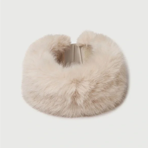 Naked Wardrobe Faux Fur Plush Headband - Picture 17 of 17